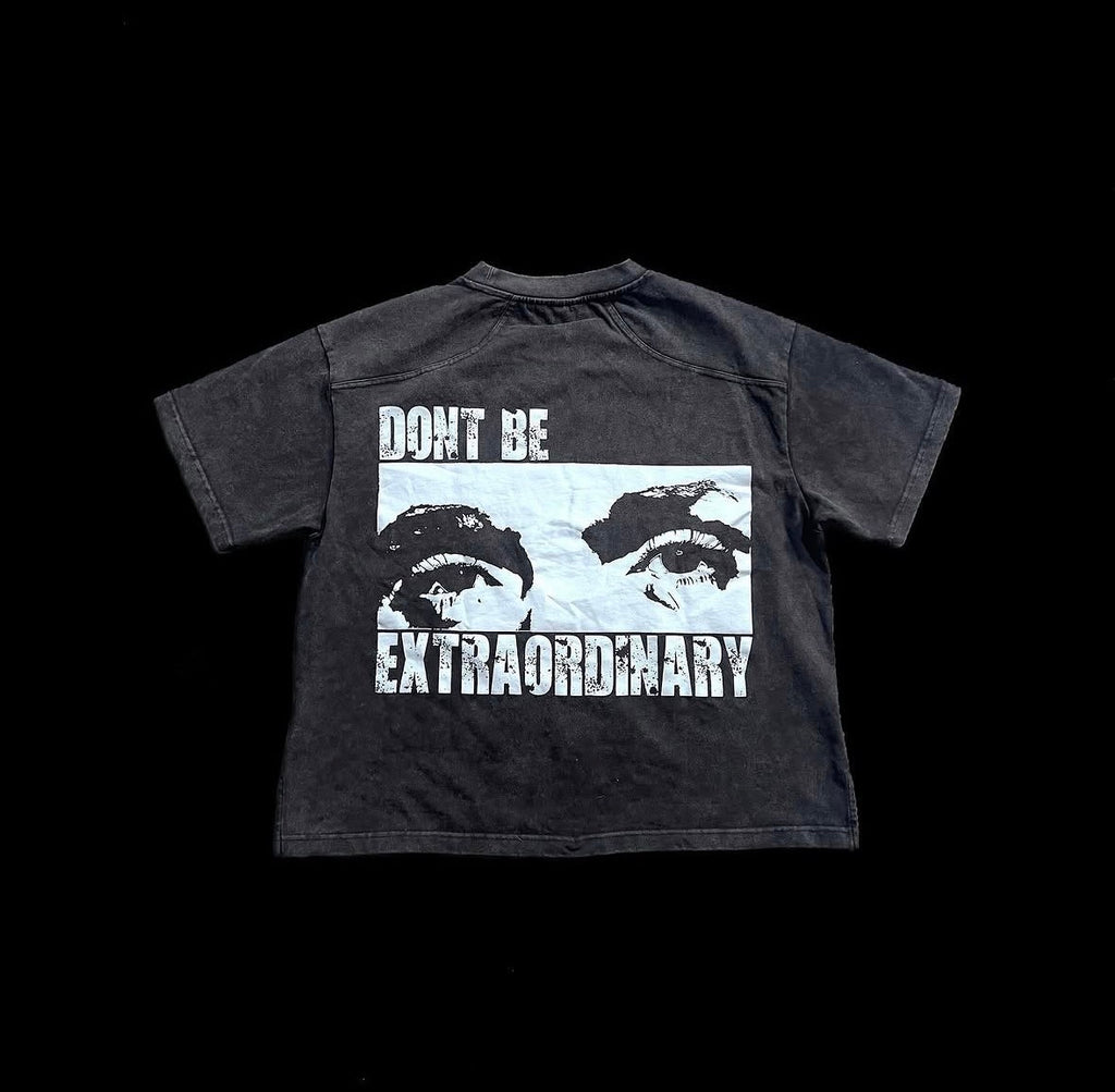 Don’t Be Extraordinary Cropped Heavyweight Tee